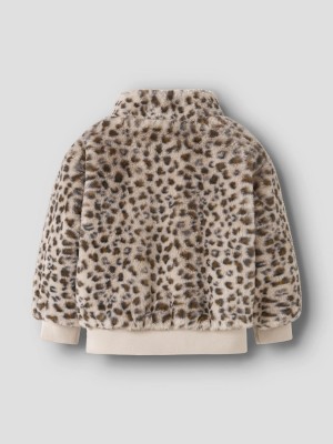 NAME IT MINI NMFMILA JACKET PB Oxford Tan/LEO | Freewear NMFMILA JACKET PB - www.freewear.nl - Freewear