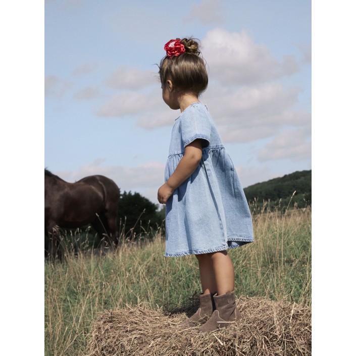 NAME IT MINI NMFGEMMA LOOSE DNM DRESS 4070-OV H Medium Blue Denim | Freewear NMFGEMMA LOOSE DNM DRESS 4070-OV H - www.freewear.nl - Freewear