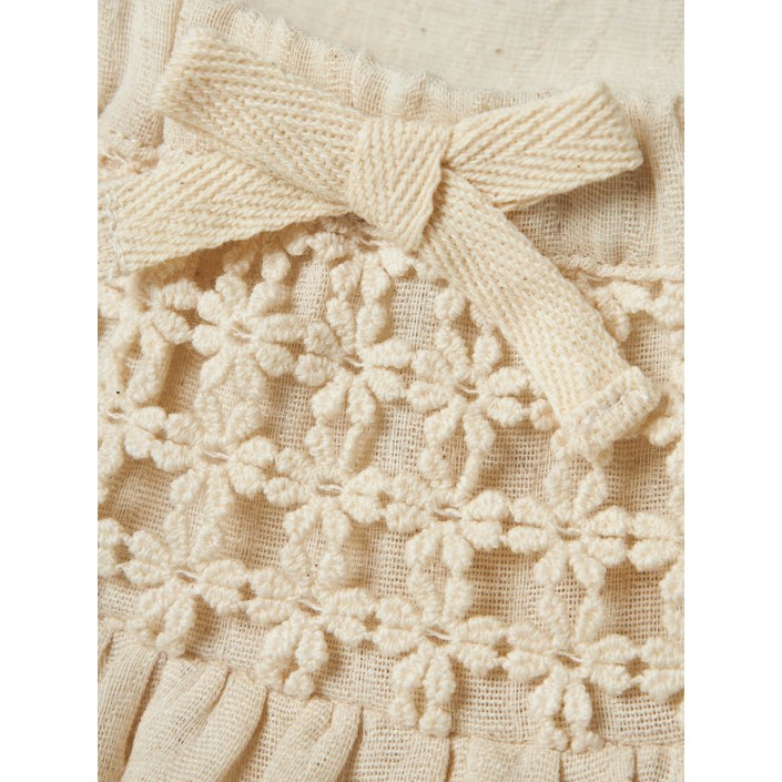 NAME IT MINI NMFJATTI STRAP TOP Bleached Sand | Freewear NMFJATTI STRAP TOP - www.freewear.nl - Freewear