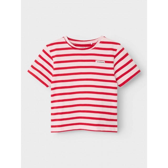 NAME IT MINI NMFDRIBE NREG SS TOP Ballerina/Chinese Red | Freewear NMFDRIBE NREG SS TOP - www.freewear.nl - Freewear