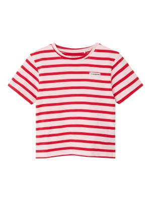 NAME IT MINI NMFDRIBE NREG SS TOP Ballerina/Chinese Red | Freewear NMFDRIBE NREG SS TOP - www.freewear.nl - Freewear
