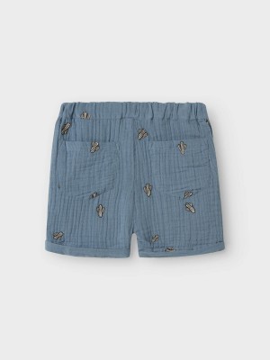 NAME IT MINI NMMJOSHUA NREG SHORTS Blue Mirage | Freewear NMMJOSHUA NREG SHORTS - www.freewear.nl - Freewear
