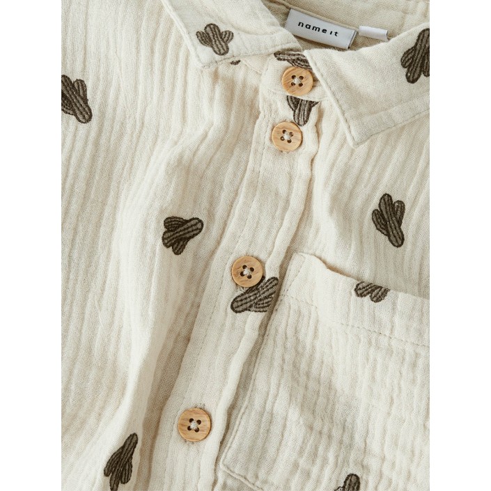 NAME IT MINI NMMJOSHUA NREG SS SHIRT Peyote | Freewear NMMJOSHUA NREG SS SHIRT - www.freewear.nl - Freewear
