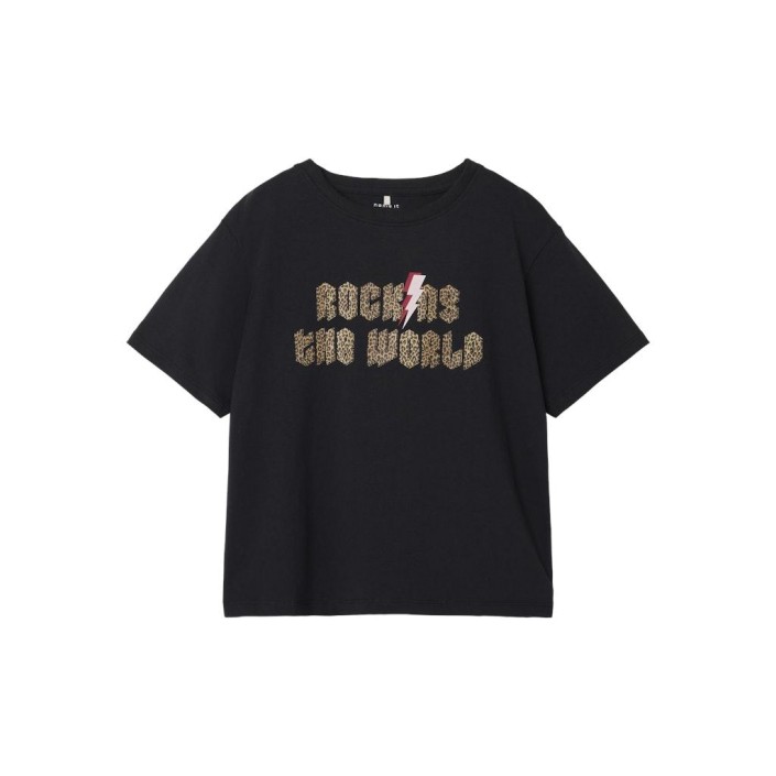 NAME IT KIDS NKFNOLLA SS NREG TOP Black | Freewear NKFNOLLA SS NREG TOP - www.freewear.nl - Freewear