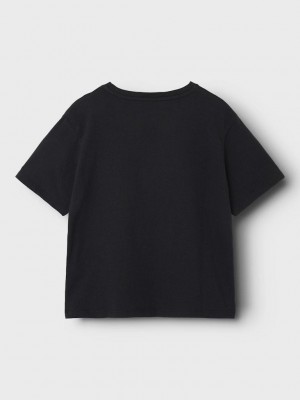 NAME IT KIDS NKFNOLLA SS NREG TOP Black | Freewear NKFNOLLA SS NREG TOP - www.freewear.nl - Freewear