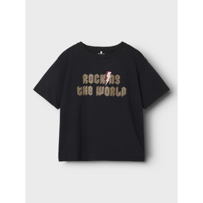 NAME IT KIDS NKFNOLLA SS NREG TOP Black | Freewear NKFNOLLA SS NREG TOP - www.freewear.nl - Freewear