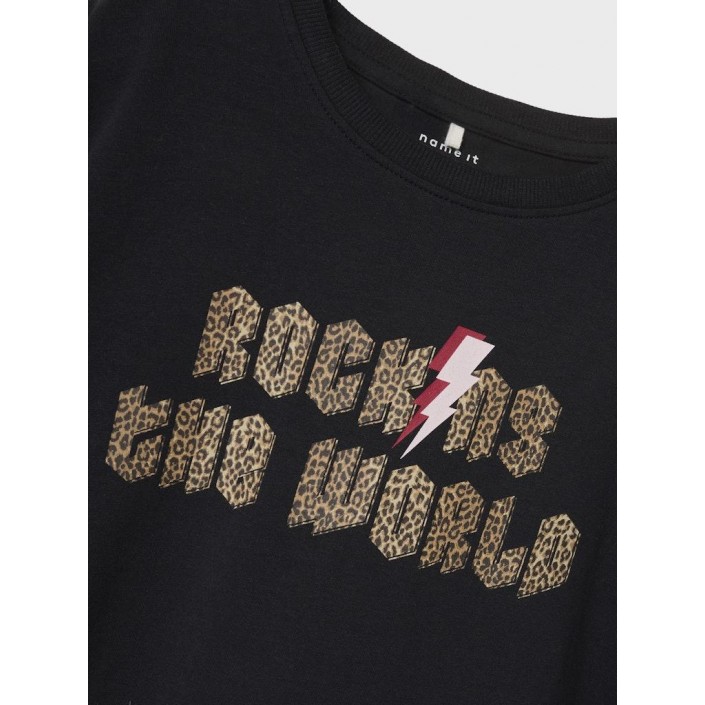 NAME IT KIDS NKFNOLLA SS NREG TOP Black | Freewear NKFNOLLA SS NREG TOP - www.freewear.nl - Freewear