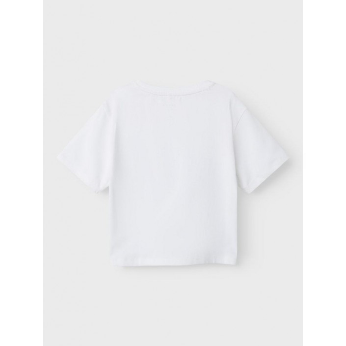 NAME IT MINI NMFNOLLA SS NREG TOP Bright White | Freewear NMFNOLLA SS NREG TOP - www.freewear.nl - Freewear