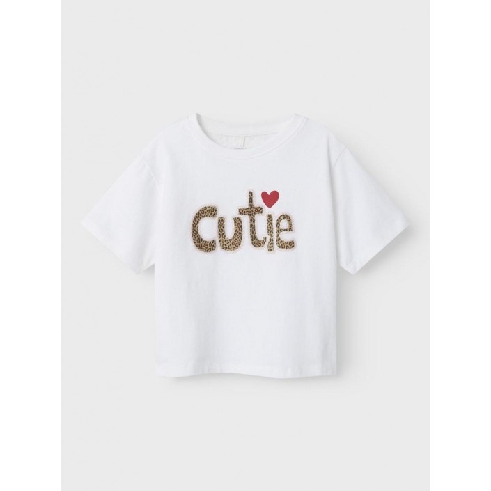 NAME IT MINI NMFNOLLA SS NREG TOP Bright White | Freewear NMFNOLLA SS NREG TOP - www.freewear.nl - Freewear