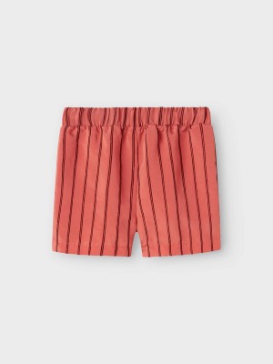 NAME IT KIDS NKFHEIK SHORTS Spiced Coral/MADDER BROWN | Freewear NKFHEIK SHORTS - www.freewear.nl - Freewear