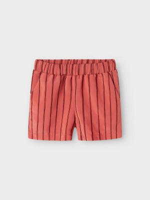 NAME IT KIDS NKFHEIK SHORTS Spiced Coral/MADDER BROWN | Freewear NKFHEIK SHORTS - www.freewear.nl - Freewear