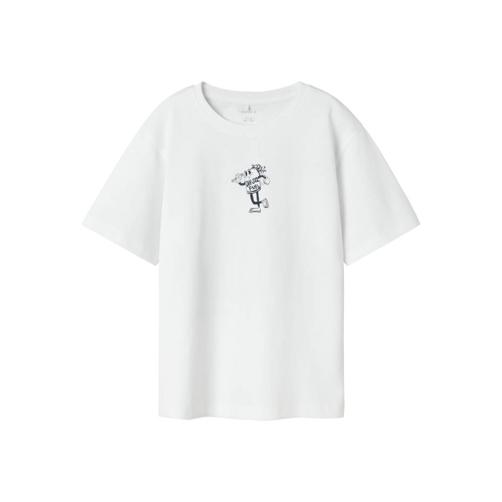 NAME IT KIDS NKMHABO SS NREG TOP Bright White | Freewear NKMHABO SS NREG TOP - www.freewear.nl - Freewear