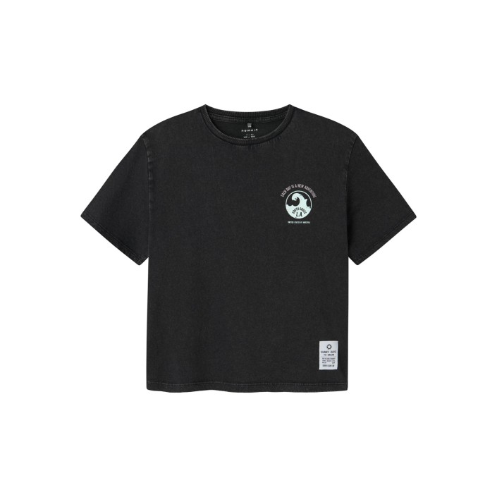 NAME IT KIDS NKMJEANO SS NREG TOP Black | Freewear NKMJEANO SS NREG TOP - www.freewear.nl - Freewear