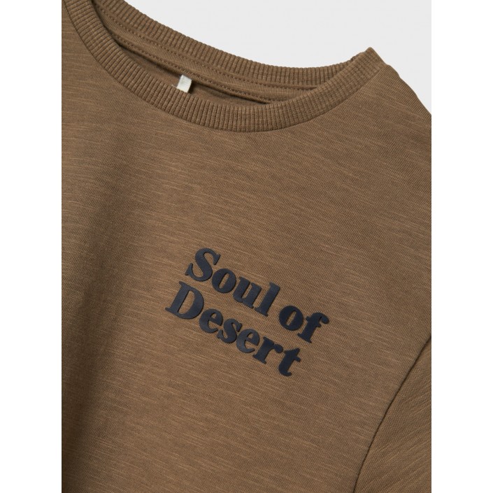 NAME IT KIDS NKMJOLAL SS NREG TOP BOX Walnut | Freewear NKMJOLAL SS NREG TOP BOX - www.freewear.nl - Freewear