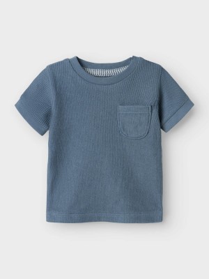 Name It NBMJUSH SS TOP Blue Mirage | Freewear NBMJUSH SS TOP - www.freewear.nl - Freewear