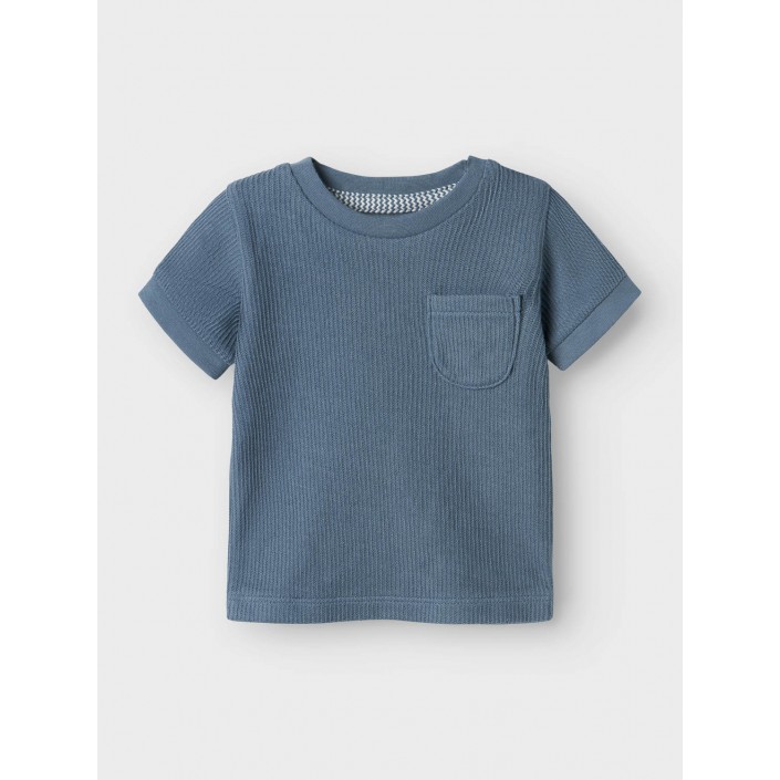 Name It NBMJUSH SS TOP Blue Mirage | Freewear NBMJUSH SS TOP - www.freewear.nl - Freewear