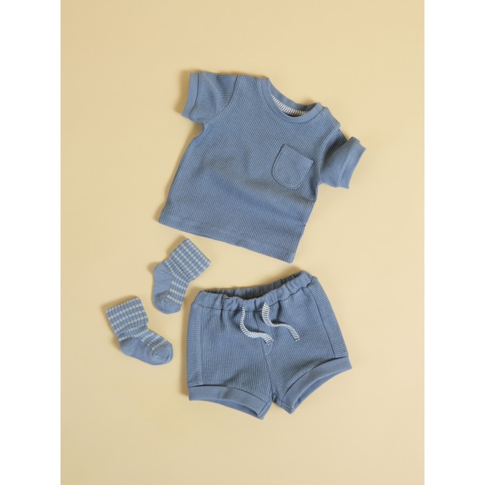 Name It NBMJUSH SHORTS Blue Mirage | Freewear NBMJUSH SHORTS - www.freewear.nl - Freewear