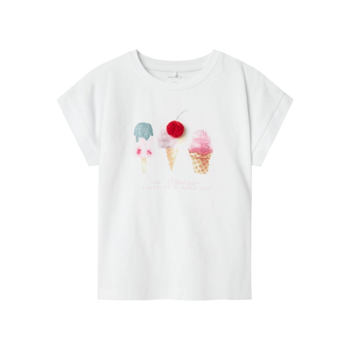 NAME IT MINI NMFJOSEPHINA SS TOP BOX Bright White | Freewear NMFJOSEPHINA SS TOP BOX - www.freewear.nl - Freewear