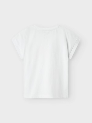 NAME IT MINI NMFJOSEPHINA SS TOP BOX Bright White | Freewear NMFJOSEPHINA SS TOP BOX - www.freewear.nl - Freewear
