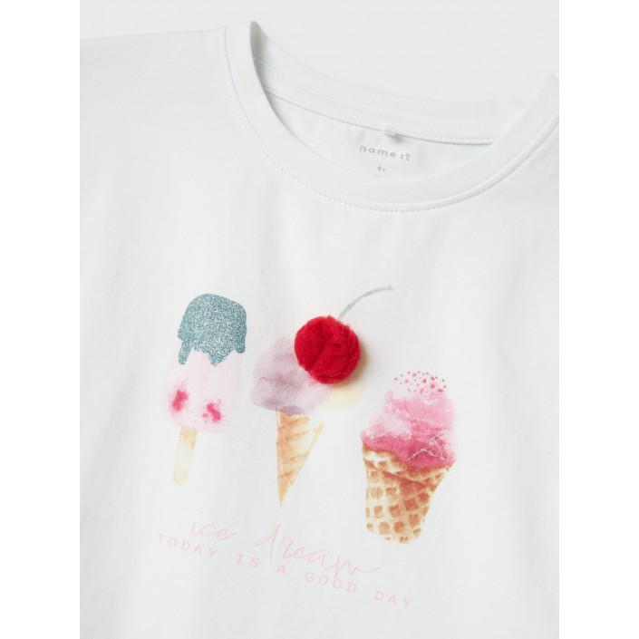 NAME IT MINI NMFJOSEPHINA SS TOP BOX Bright White | Freewear NMFJOSEPHINA SS TOP BOX - www.freewear.nl - Freewear