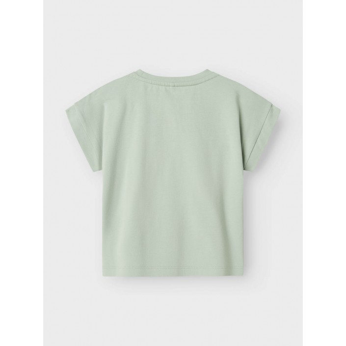 NAME IT MINI NMFJOSEPHINA SS TOP BOX Aqua Gray | Freewear NMFJOSEPHINA SS TOP BOX - www.freewear.nl - Freewear