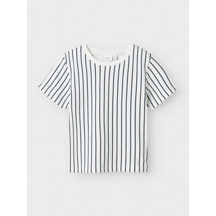NAME IT MINI NMMJAKOB NREG SS TOP Bright White | Freewear NMMJAKOB NREG SS TOP - www.freewear.nl - Freewear