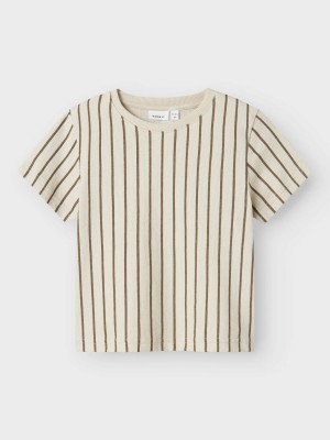 NAME IT MINI NMMJAKOB NREG SS TOP Peyote | Freewear NMMJAKOB NREG SS TOP - www.freewear.nl - Freewear