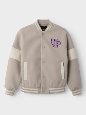 NAME IT KIDS NKFMIKADO VARSITY JACKET Pure Cashmere | Freewear NKFMIKADO VARSITY JACKET - www.freewear.nl - Freewear