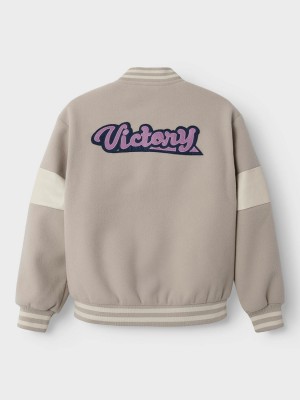 NAME IT KIDS NKFMIKADO VARSITY JACKET Pure Cashmere | Freewear NKFMIKADO VARSITY JACKET - www.freewear.nl - Freewear