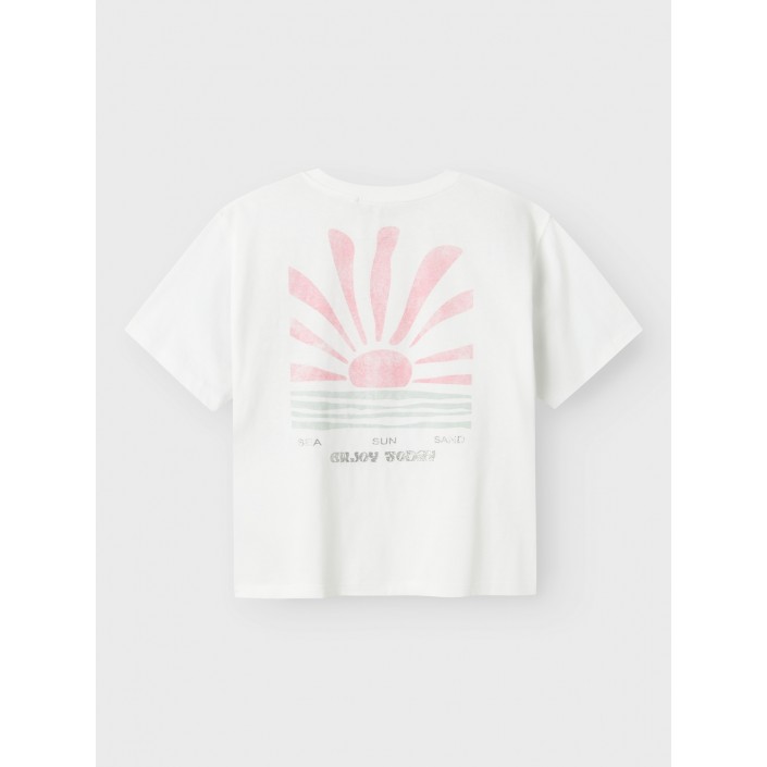 NAME IT KIDS NKFJELY SS NREG TOP BOX Bright White | Freewear NKFJELY SS NREG TOP BOX - www.freewear.nl - Freewear