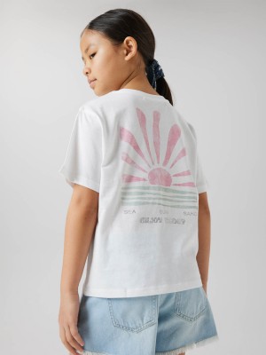 NAME IT KIDS NKFJELY SS NREG TOP BOX Bright White | Freewear NKFJELY SS NREG TOP BOX - www.freewear.nl - Freewear