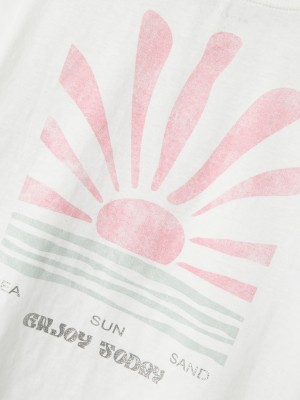 NAME IT KIDS NKFJELY SS NREG TOP BOX Bright White | Freewear NKFJELY SS NREG TOP BOX - www.freewear.nl - Freewear