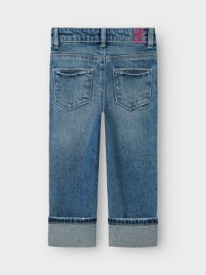 NAME IT MINI NMFROSE STRAIGHT FOLD JEANS 4224-AZ: Medium Blue Denim | Freewear NMFROSE STRAIGHT FOLD JEANS 4224-AZ: - www.freewear.nl - Freewear