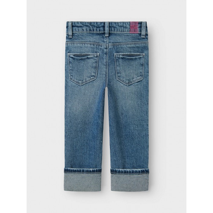 NAME IT MINI NMFROSE STRAIGHT FOLD JEANS 4224-AZ: Medium Blue Denim | Freewear NMFROSE STRAIGHT FOLD JEANS 4224-AZ: - www.freewear.nl - Freewear