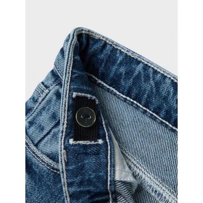 NAME IT MINI NMFROSE STRAIGHT FOLD JEANS 4224-AZ: Medium Blue Denim | Freewear NMFROSE STRAIGHT FOLD JEANS 4224-AZ: - www.freewear.nl - Freewear
