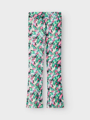 NAME IT KIDS NKFDRUNI FLARE PANT Navy Blazer/Arcadian Green | Freewear NKFDRUNI FLARE PANT - www.freewear.nl - Freewear