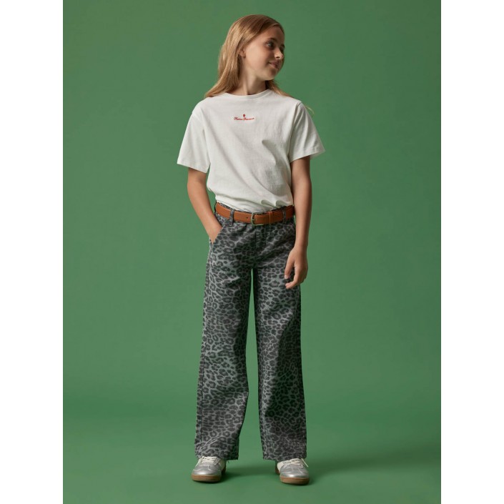 NAME IT KIDS NKFNEATA SS NREG TOP Cloud Dancer/Red alert | Freewear NKFNEATA SS NREG TOP - www.freewear.nl - Freewear