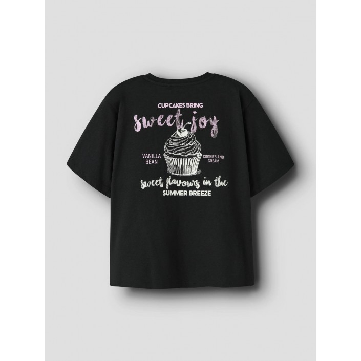 NAME IT KIDS NKFNEATA SS NREG TOP Black | Freewear NKFNEATA SS NREG TOP - www.freewear.nl - Freewear