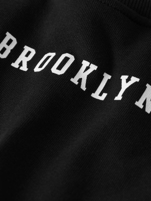 NAME IT KIDS NKFNEVEA RLX SWEAT BRU Black | Freewear NKFNEVEA RLX SWEAT BRU - www.freewear.nl - Freewear