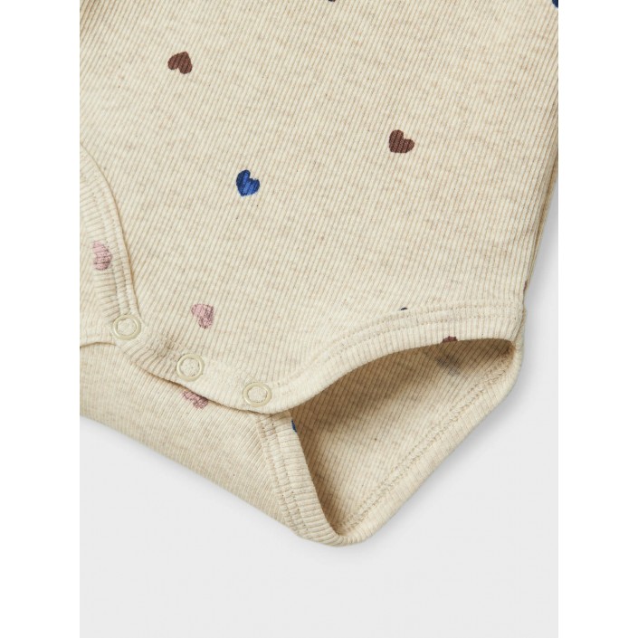 Name It NBFNUTTI LS BODY NOOS Peyote Melange | Freewear NBFNUTTI LS BODY NOOS - www.freewear.nl - Freewear