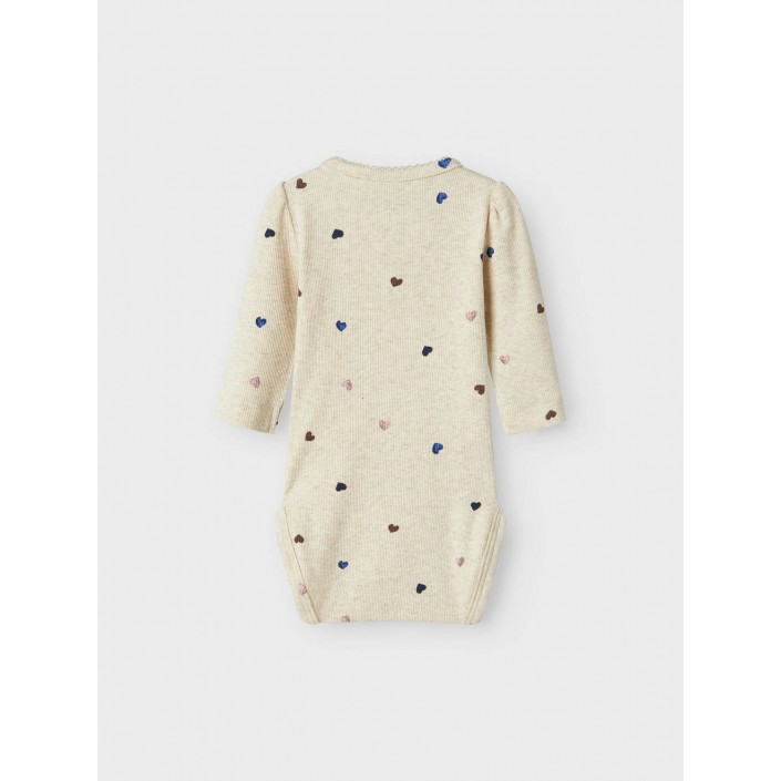 Name It NBFNUTTI LS BODY NOOS Peyote Melange | Freewear NBFNUTTI LS BODY NOOS - www.freewear.nl - Freewear