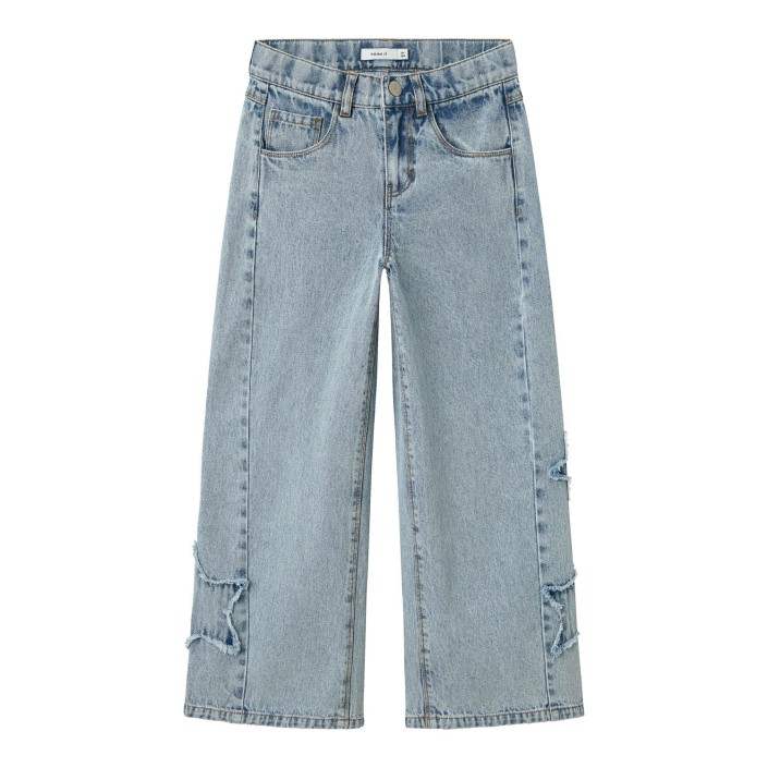 NAME IT KIDS NKFBELLA SKATER DESTROY JEANS 5288-: Light Blue Denim | Freewear NKFBELLA SKATER DESTROY JEANS 5288-: - www.freewear.nl - Freewear