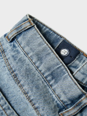 NAME IT KIDS NKFBELLA SKATER DESTROY JEANS 5288-: Light Blue Denim | Freewear NKFBELLA SKATER DESTROY JEANS 5288-: - www.freewear.nl - Freewear