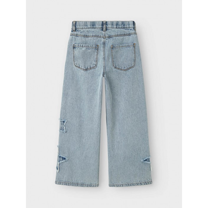 NAME IT KIDS NKFBELLA SKATER DESTROY JEANS 5288-: Light Blue Denim | Freewear NKFBELLA SKATER DESTROY JEANS 5288-: - www.freewear.nl - Freewear