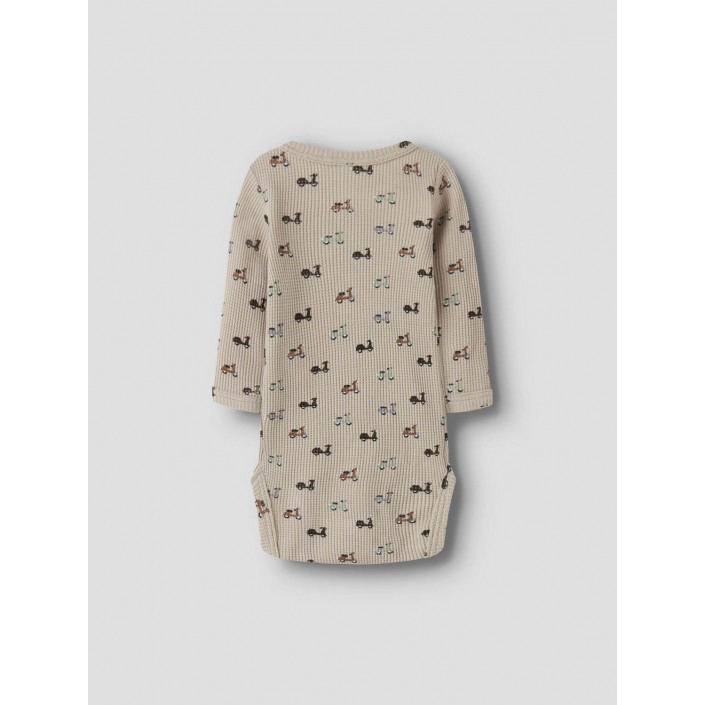 Name It NBMNOOTER LS BODY Island Fossil | Freewear NBMNOOTER LS BODY - www.freewear.nl - Freewear