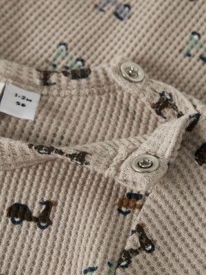 Name It NBMNOOTER LS BODY Island Fossil | Freewear NBMNOOTER LS BODY - www.freewear.nl - Freewear