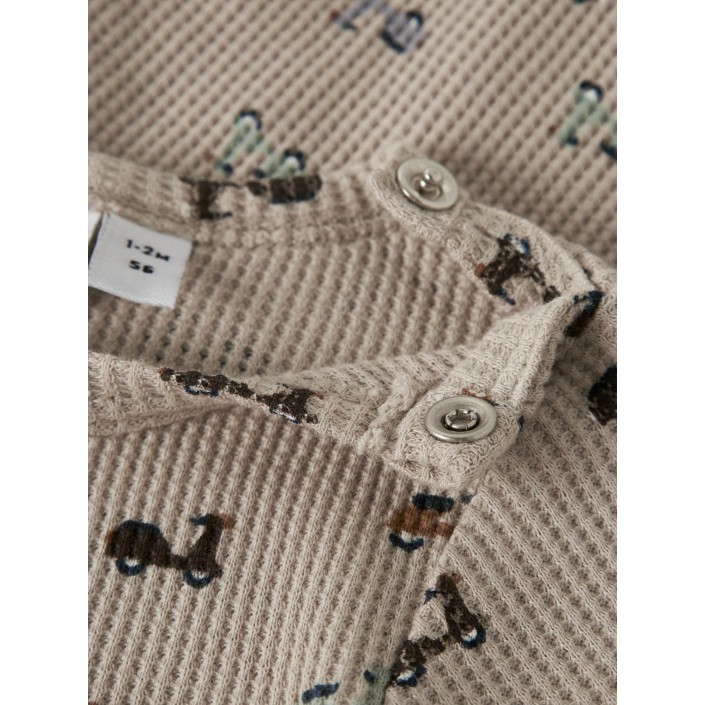 Name It NBMNOOTER LS BODY Island Fossil | Freewear NBMNOOTER LS BODY - www.freewear.nl - Freewear