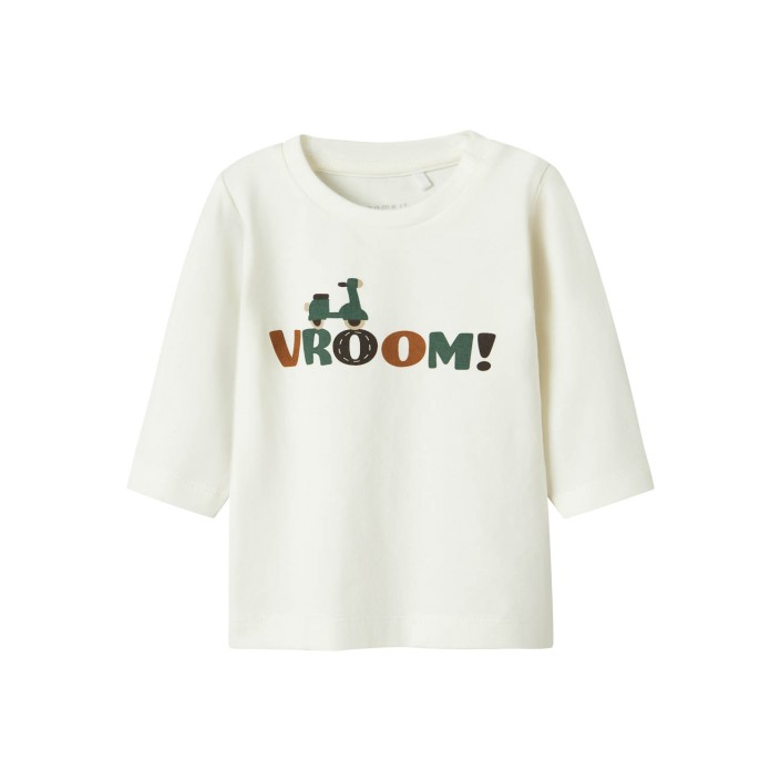 Name It NBMNATIS LS TOP Cloud Dancer | Freewear NBMNATIS LS TOP - www.freewear.nl - Freewear