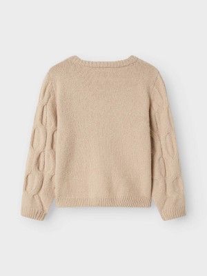 NAME IT KIDS NKFOLIVIA LS KNIT Peyote | Freewear NKFOLIVIA LS KNIT - www.freewear.nl - Freewear