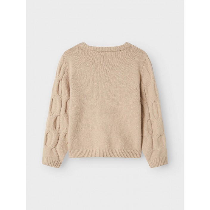 NAME IT KIDS NKFOLIVIA LS KNIT Peyote | Freewear NKFOLIVIA LS KNIT - www.freewear.nl - Freewear
